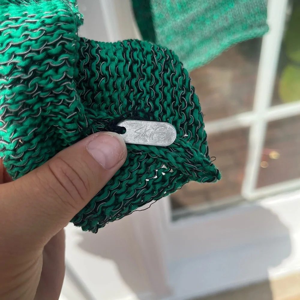 SKIF Handmade Knit Cardigan Sweater - Picture 3 of 4